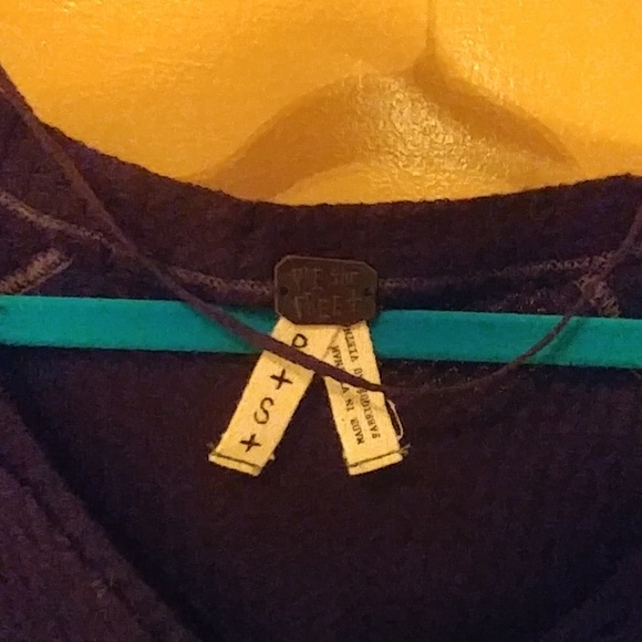 NWT Free People Black Thermal - Picture 3 of 4